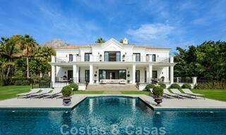 Espectacular villa de lujo en venta de estilo arquitectónico mediterráneo en la prestigiosa urbanización Sierra Blanca en la Milla de Oro de Marbella 46247 