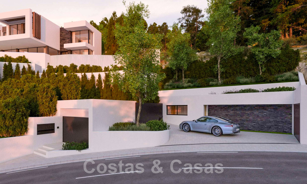 Villa de nueva construcción de un proyecto exclusivo en venta en una ubicación privilegiada, en las colinas de Benahavis - Marbella 46324