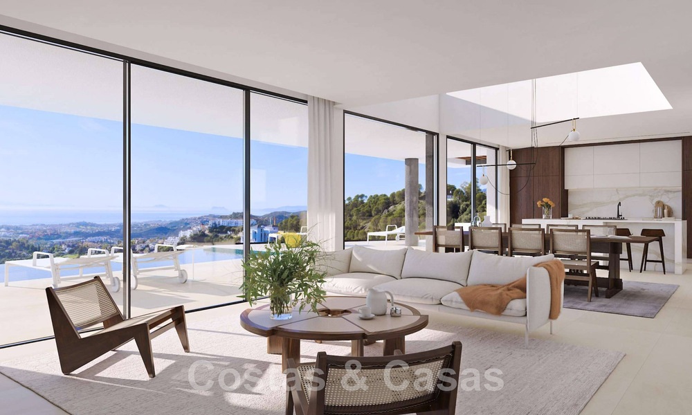 Villa de nueva construcción de un proyecto exclusivo en venta en una ubicación privilegiada, en las colinas de Benahavis - Marbella 46330
