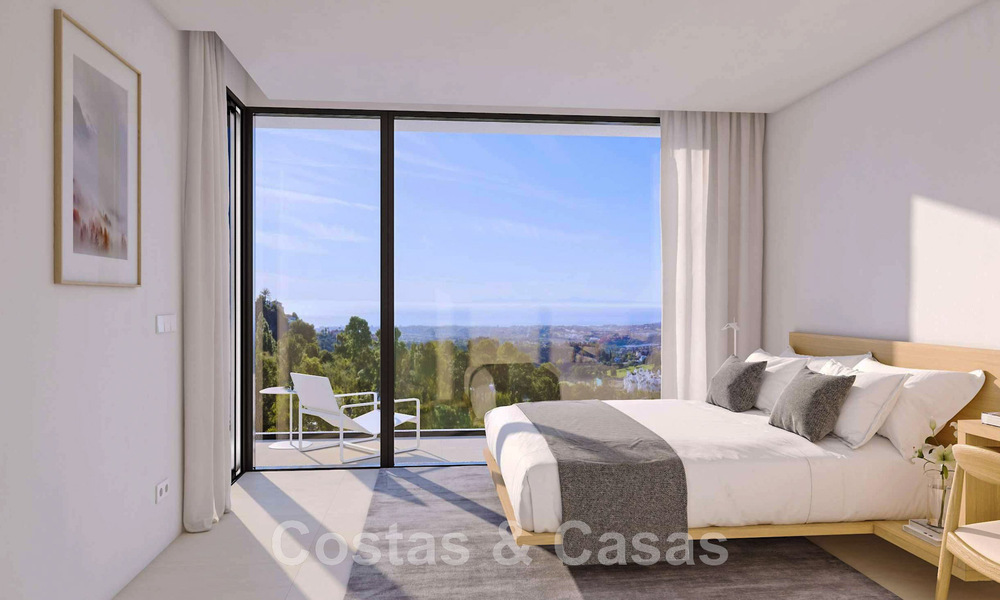 Villa de nueva construcción de un proyecto exclusivo en venta en una ubicación privilegiada, en las colinas de Benahavis - Marbella 46336