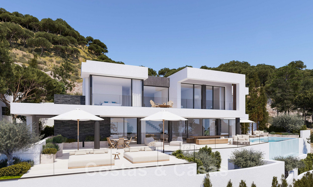 Última villa de nueva construcción de un proyecto exclusivo en venta en una ubicación privilegiada, en las colinas de Benahavis - Marbella 46355