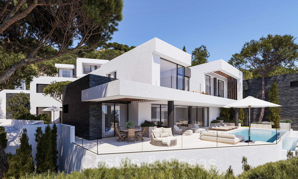 Última villa de nueva construcción de un proyecto exclusivo en venta en una ubicación privilegiada, en las colinas de Benahavis - Marbella 46356