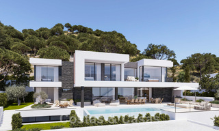 Villa de nueva construcción de un proyecto exclusivo en venta en una ubicación privilegiada, en las colinas de Benahavis - Marbella 46357 