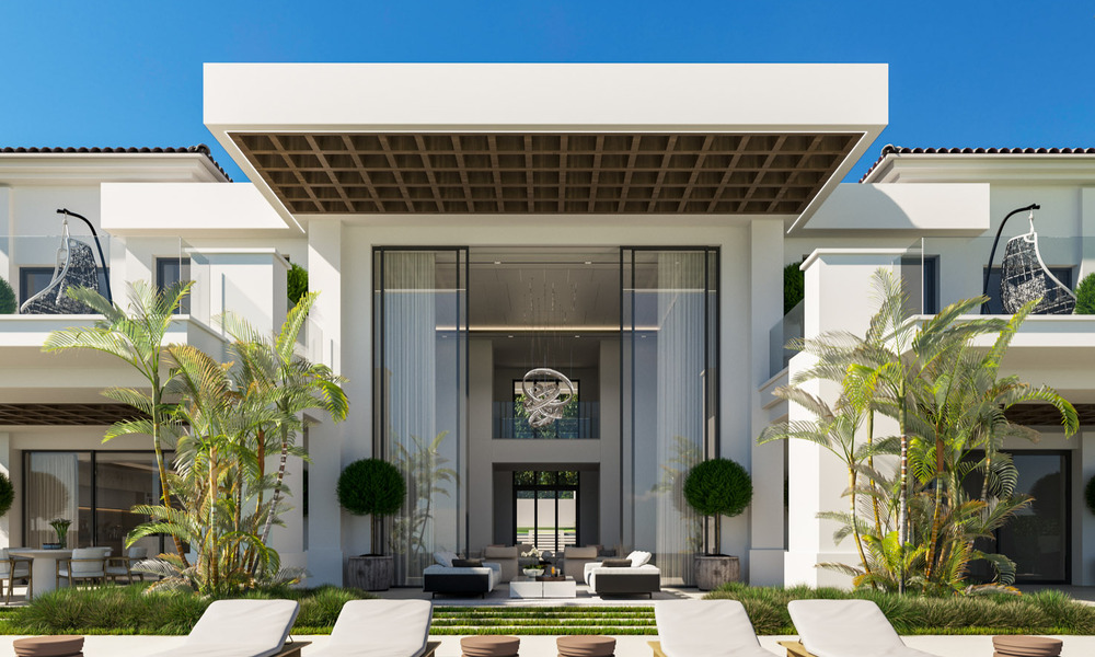 2 Magistrales villas de lujo en venta, en primera línea de Los Flamingos Golf en Marbella - Benahavis 46487