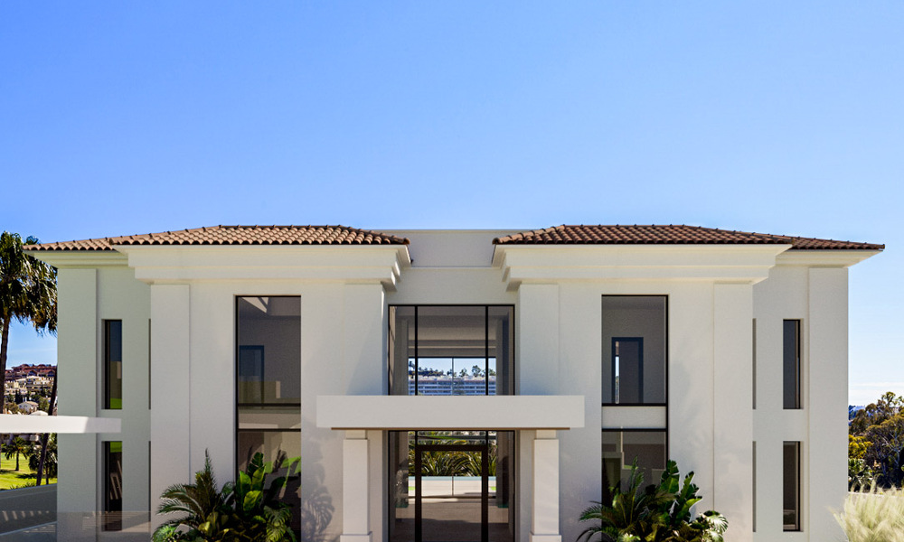 2 Magistrales villas de lujo en venta, en primera línea de Los Flamingos Golf en Marbella - Benahavis 46493