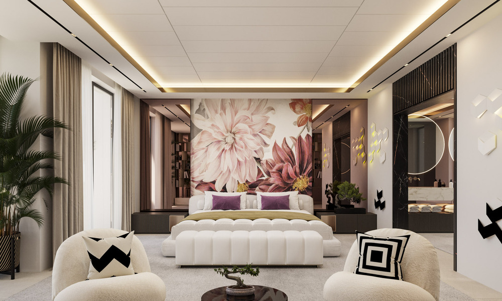 2 Magistrales villas de lujo en venta, en primera línea de Los Flamingos Golf en Marbella - Benahavis 46494