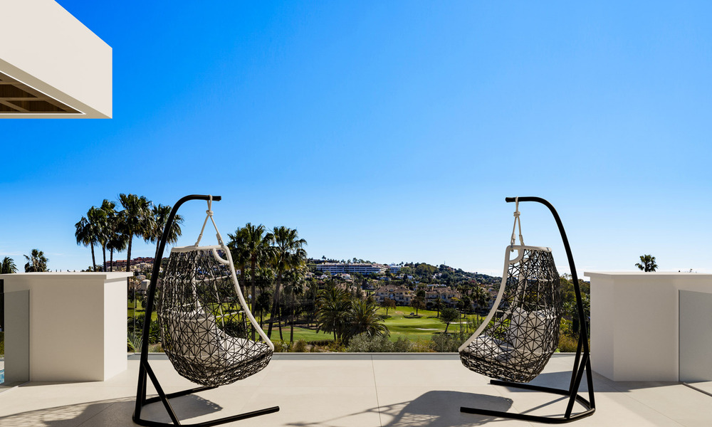 2 Magistrales villas de lujo en venta, en primera línea de Los Flamingos Golf en Marbella - Benahavis 46496