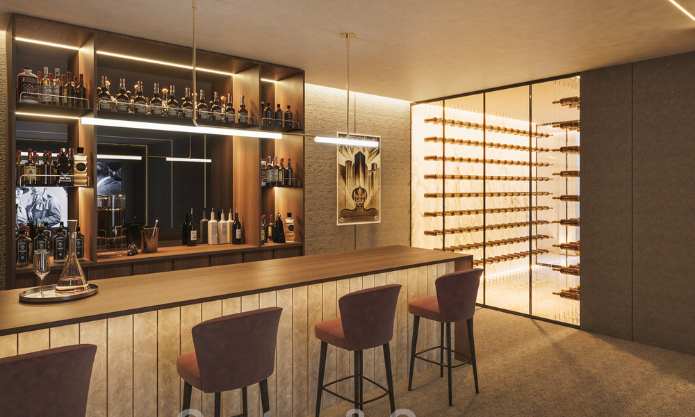 Nueva villa de diseño en venta con arquitectura moderna e impresionantes vistas al mar en la codiciada Milla de Oro de Marbella 47090