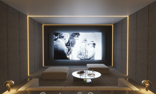 Nueva villa de diseño en venta con arquitectura moderna e impresionantes vistas al mar en la codiciada Milla de Oro de Marbella 47091 