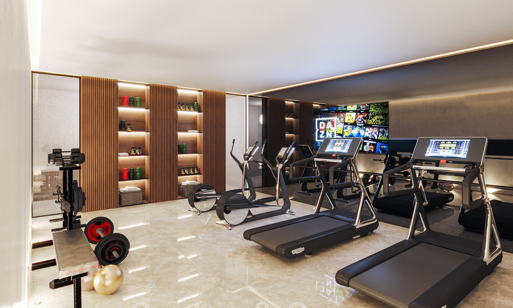 Nueva villa de diseño en venta con arquitectura moderna e impresionantes vistas al mar en la codiciada Milla de Oro de Marbella 47099