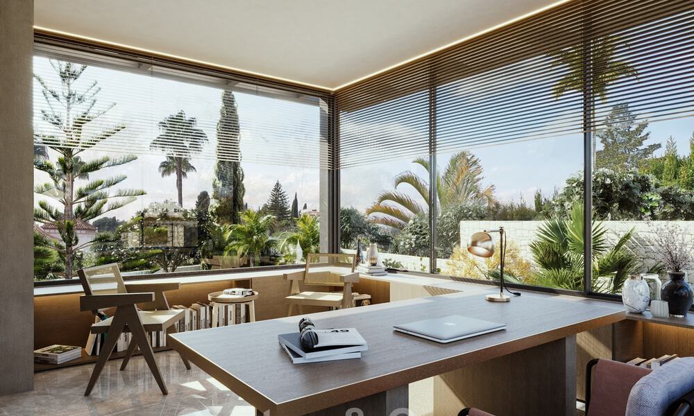 Nueva villa de diseño en venta con arquitectura moderna e impresionantes vistas al mar en la codiciada Milla de Oro de Marbella 47100