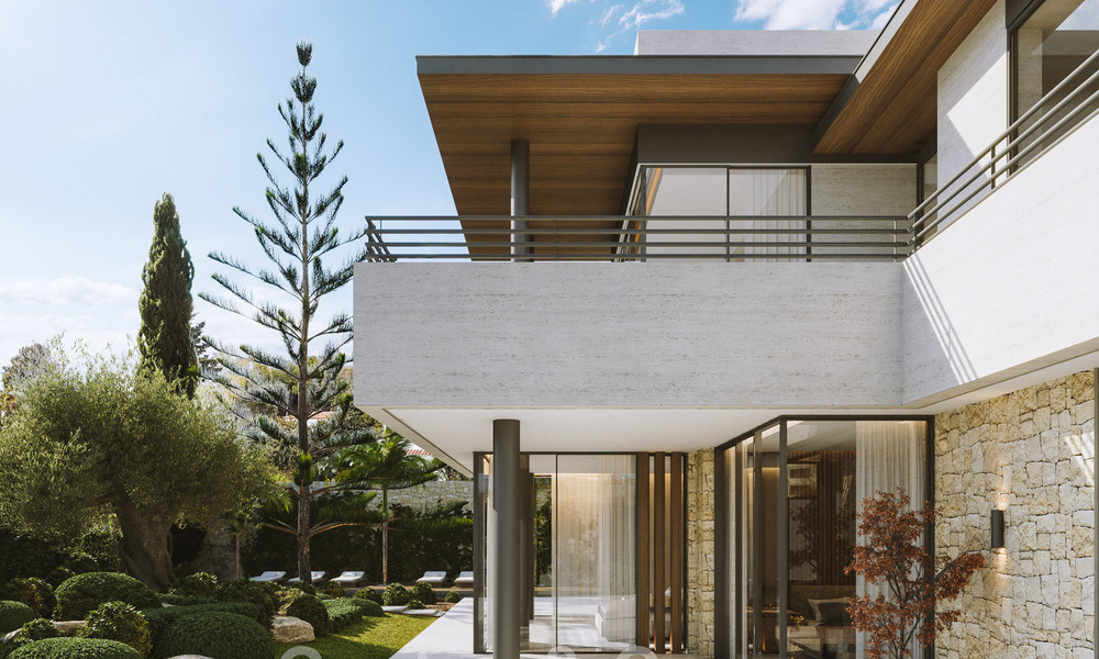 Nueva villa de diseño en venta con arquitectura moderna e impresionantes vistas al mar en la codiciada Milla de Oro de Marbella 47101