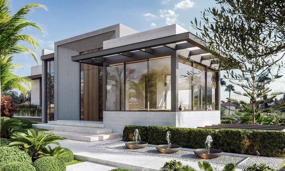 Nueva villa de diseño en venta con arquitectura moderna e impresionantes vistas al mar en la codiciada Milla de Oro de Marbella 47102