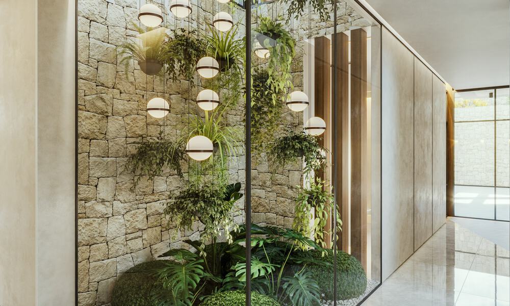 Nueva villa de diseño en venta con arquitectura moderna e impresionantes vistas al mar en la codiciada Milla de Oro de Marbella 47104