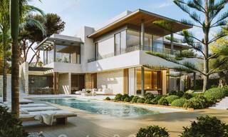 Nueva villa de diseño en venta con arquitectura moderna e impresionantes vistas al mar en la codiciada Milla de Oro de Marbella 47106