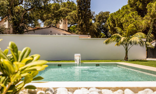 Hermosa villa de una sola planta en venta, a poca distancia de la playa en Elviria, al este del centro de Marbella 46914 