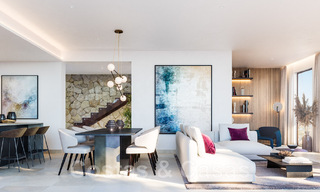 Se vende villa de diseño sobre plano, con solárium a un paso de la playa en el corazón de la Milla de Oro de Marbella 47559 