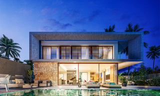 Se vende villa de diseño sobre plano, con solárium a un paso de la playa en el corazón de la Milla de Oro de Marbella 47560 