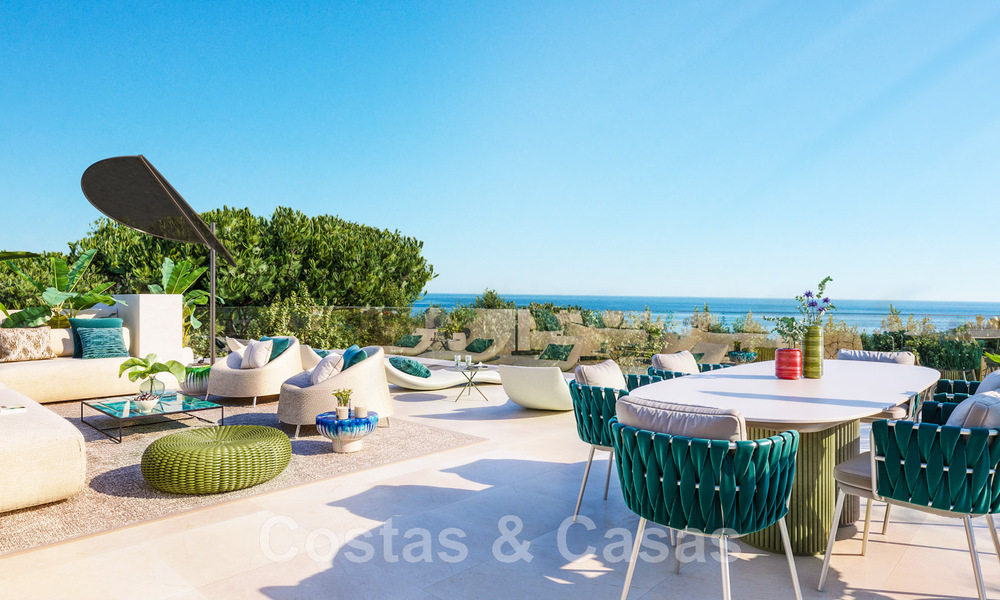 Se vende villa de diseño sobre plano, con solárium a un paso de la playa en el corazón de la Milla de Oro de Marbella 47561