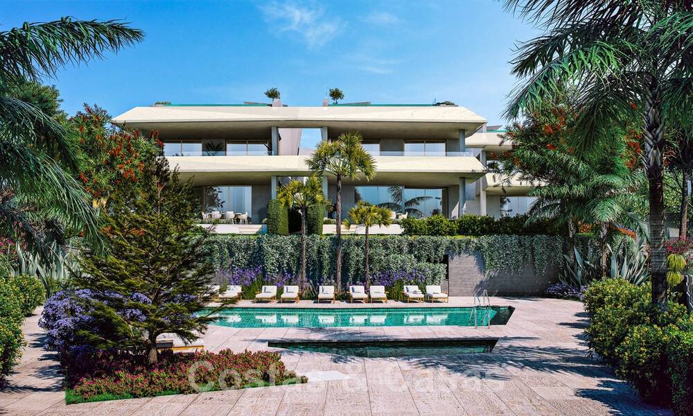 Se vende villa moderna, lista para entrar a vivir, decorada por Tom Ford, con vistas panorámicas al mar, cerca de todos los servicios, en el corazón de Nueva Andalucía, Marbella 47208