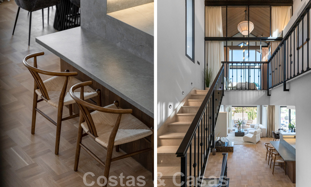 Nueva! Villa única en venta, con acogedores espacios exteriores y vistas panorámicas en Nueva Andalucía, Marbella 47598