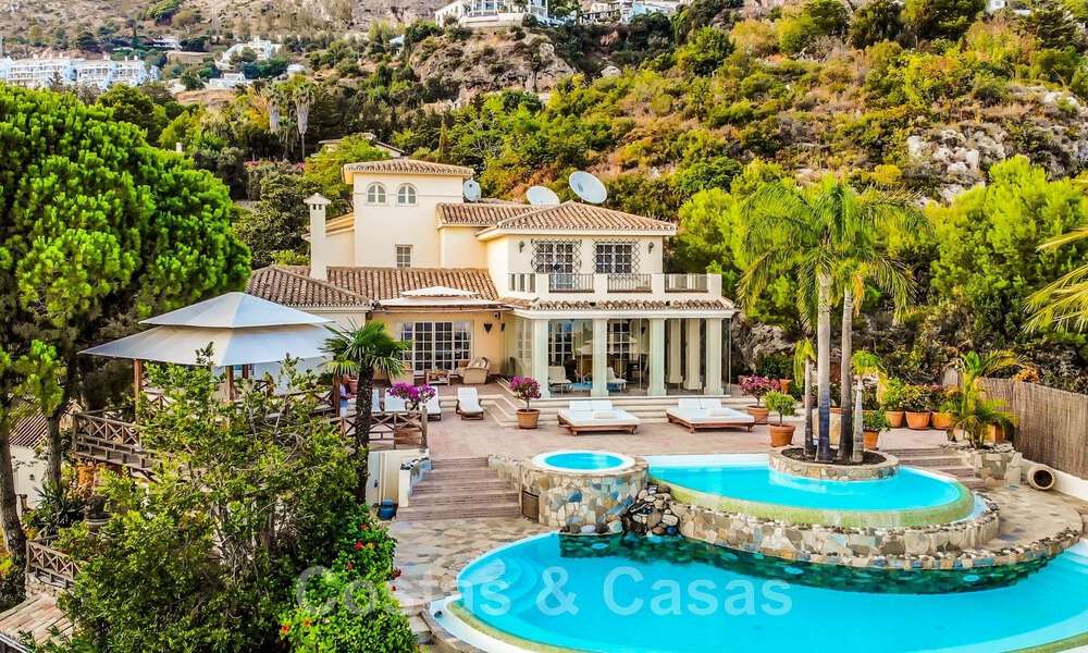 Villa de lujo en venta con vistas panorámicas al mar a poca distancia de Mijas Pueblo, Costa del Sol 47175