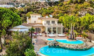Villa de lujo en venta con vistas panorámicas al mar a poca distancia de Mijas Pueblo, Costa del Sol 47175 
