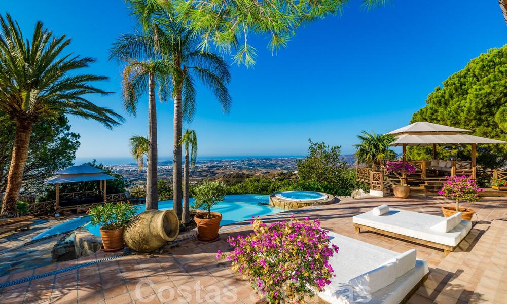 Villa de lujo en venta con vistas panorámicas al mar a poca distancia de Mijas Pueblo, Costa del Sol 47180