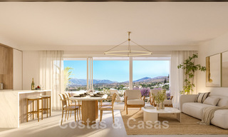 Nuevas casas adosadas de diseño en venta, a dos pasos de la playa en Elviria al este del centro de Marbella 47341 