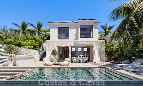 Preciosa villa de estilo mediterráneo renovada con un elegante diseño contemporáneo en Nueva Andalucía, Marbella 47458