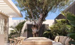 Villa de diseño escandinavo en venta, totalmente renovada con un diseño elegante en la zona residencial de Nueva Andalucía, Marbella 47477 