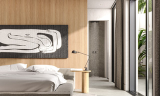 Villa de diseño escandinavo en venta, totalmente renovada con un diseño elegante en la zona residencial de Nueva Andalucía, Marbella 47478 