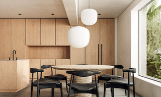 Villa de diseño escandinavo en venta, totalmente renovada con un diseño elegante en la zona residencial de Nueva Andalucía, Marbella 47482 