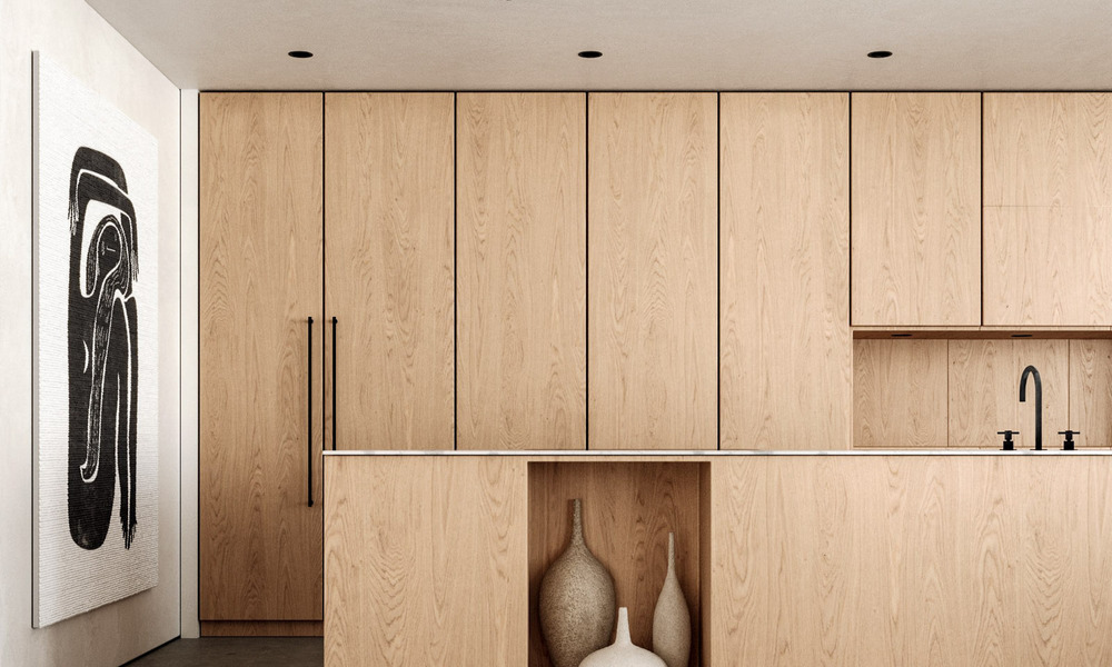 Villa de diseño escandinavo en venta, totalmente renovada con un diseño elegante en la zona residencial de Nueva Andalucía, Marbella 47483