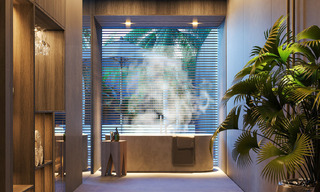 Villa de diseño escandinavo en venta, totalmente renovada con un diseño elegante en la zona residencial de Nueva Andalucía, Marbella 47487 