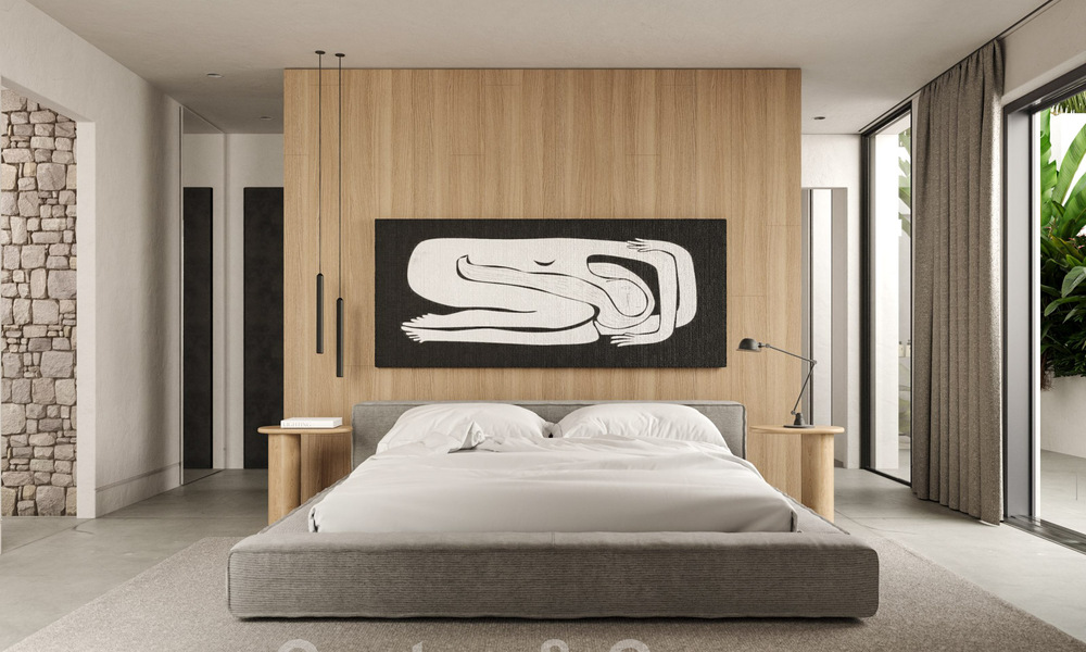 Villa de diseño escandinavo en venta, totalmente renovada con un diseño elegante en la zona residencial de Nueva Andalucía, Marbella 47491