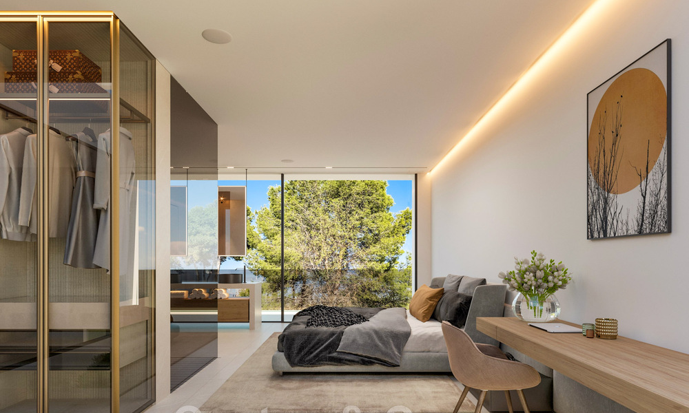 Nuevo e innovador proyecto en venta que consta 6 exclusivas villas con vistas al mar, a poca distancia de Puerto Banus en Nueva Andalucía, Marbella 47240