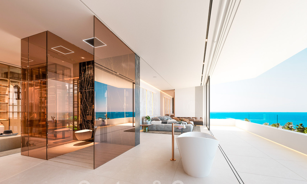 Reventa! Villa de lujo en venta en un nuevo proyecto innovador que consta de 12 villas sofisticadas con vistas al mar, en la Milla de Oro de Marbella 47765