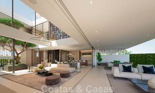 Reventas! Villa de lujo en venta en un nuevo proyecto innovador que consta de 12 villas sofisticadas con vistas al mar, en la Milla de Oro de Marbella 47767 