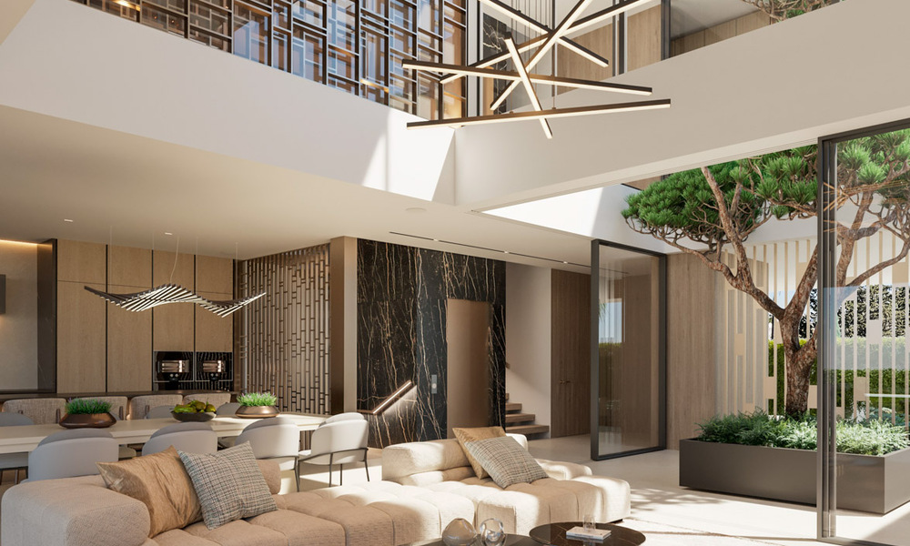 Reventas! Villa de lujo en venta en un nuevo proyecto innovador que consta de 12 villas sofisticadas con vistas al mar, en la Milla de Oro de Marbella 47769