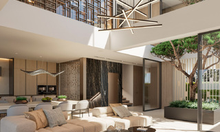 Reventa! Villa de lujo en venta en un nuevo proyecto innovador que consta de 12 villas sofisticadas con vistas al mar, en la Milla de Oro de Marbella 47769 