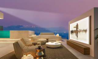 Reventa! Villa de lujo en venta en un nuevo proyecto innovador que consta de 12 villas sofisticadas con vistas al mar, en la Milla de Oro de Marbella 47771 