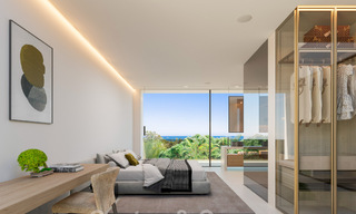 Reventas! Villa de lujo en venta en un nuevo proyecto innovador que consta de 12 villas sofisticadas con vistas al mar, en la Milla de Oro de Marbella 47778 