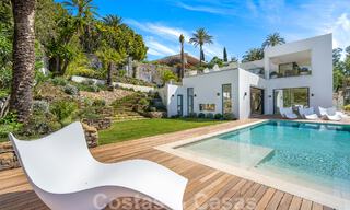 Moderna villa de nueva construcción con piscina infinita y vistas panorámicas al mar en venta al este de Marbella centro 51939 