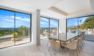 Moderna villa de nueva construcción con piscina infinita y vistas panorámicas al mar en venta al este de Marbella centro 51941 