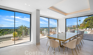 Moderna villa de nueva construcción con piscina infinita y vistas panorámicas al mar en venta al este de Marbella centro 51941 