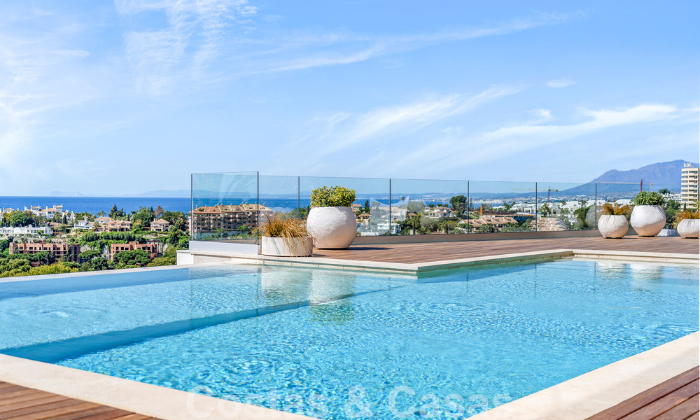 Moderna villa de nueva construcción con piscina infinita y vistas panorámicas al mar en venta al este de Marbella centro 51948