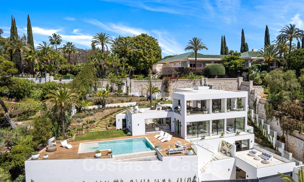 Moderna villa de nueva construcción con piscina infinita y vistas panorámicas al mar en venta al este de Marbella centro 51958