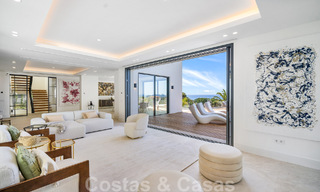 Moderna villa de nueva construcción con piscina infinita y vistas panorámicas al mar en venta al este de Marbella centro 51963 