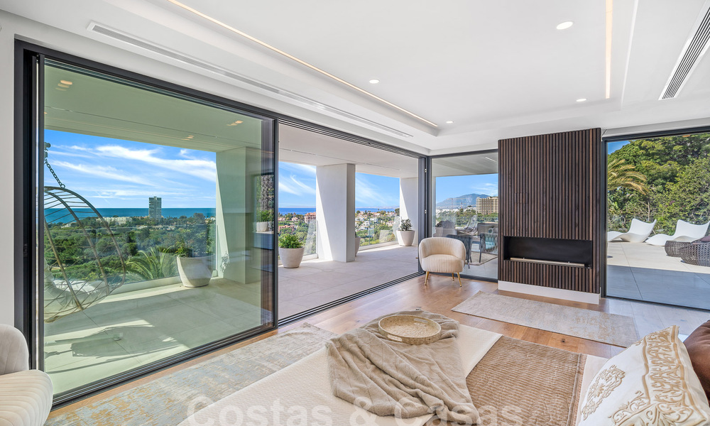 Moderna villa de nueva construcción con piscina infinita y vistas panorámicas al mar en venta al este de Marbella centro 51967